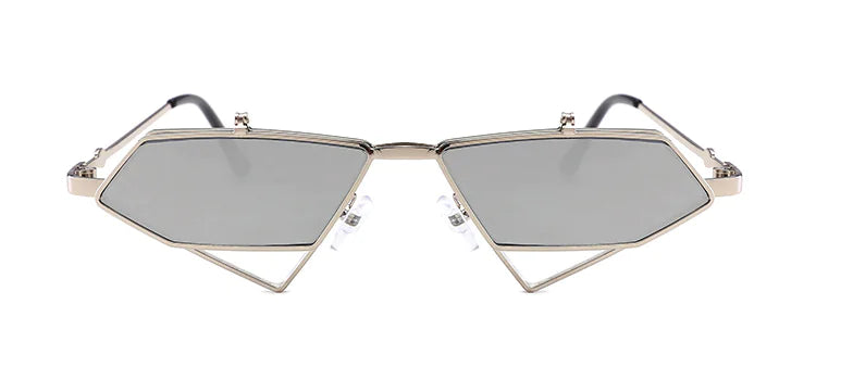 Elegant Round Face Sunglasses - Vintage Steampunk Style